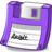 Floppy purple Icon